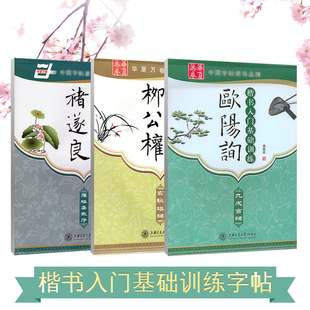华夏万卷字帖 楷书 行书 入门基础训练 柳公权 王羲之 颜真卿 赵孟頫 禇遂良 玄秘塔碑雁 塔圣教序 颜勤礼碑 兰亭序三门记田英章编