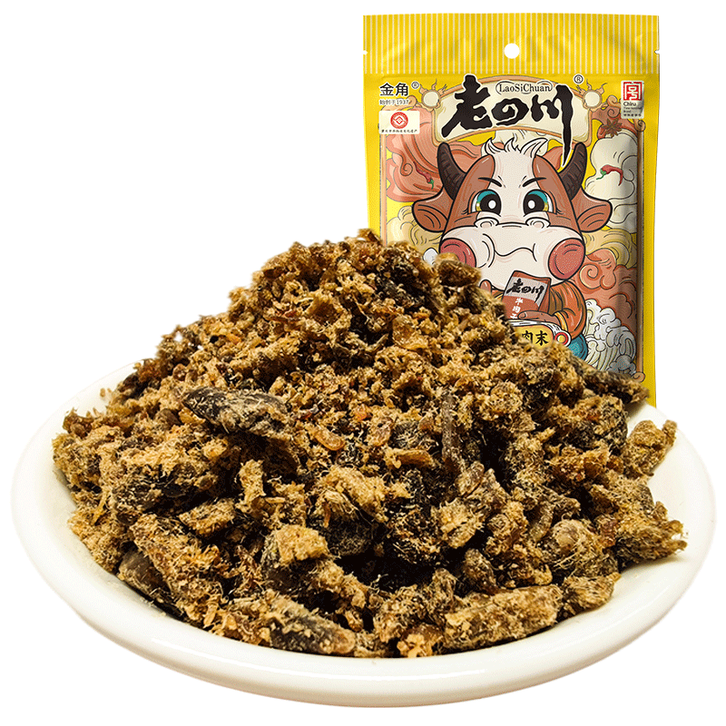 老四川牛肉末250g边角料零食