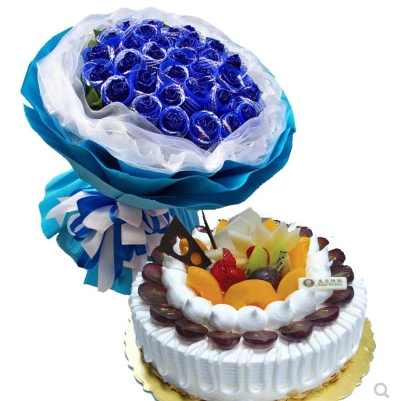西宁城北区朝阳小桥大马坊大堡子镇街蛋糕店鲜花店配送生日蛋糕