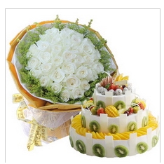 佛山市三水区白坭镇芦苞镇南山镇蛋糕店鲜花店配送生日蛋糕玫瑰