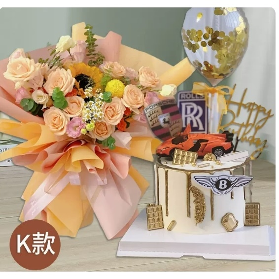 东莞厚街镇广场赤岭公园汇景城玫瑰花生日蛋糕鲜花店速递女神节