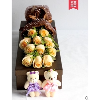 莆田荔城区镇海拱辰街西天尾镇鲜花店女王节速递玫瑰生日蛋糕花束