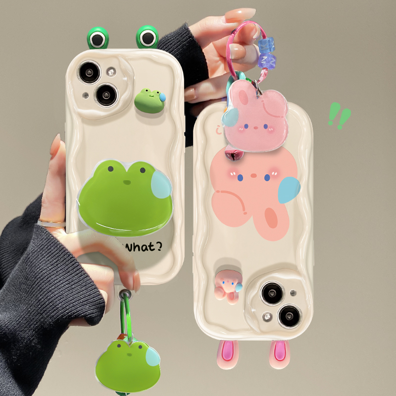 流汗青蛙公仔适用OPPO手机壳硅胶