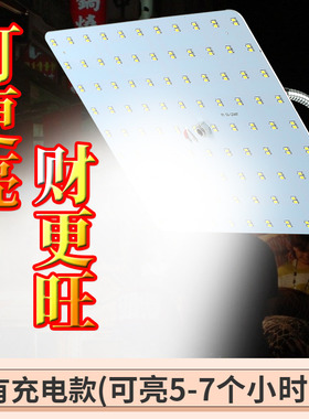 夜市地摊灯12vled灯条子 220V摆摊灯电瓶超亮摆摊专用户外照明灯