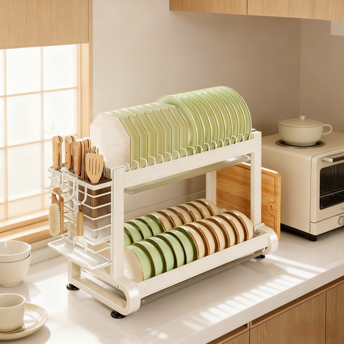 【生锈包赔】不锈钢碗碟盘收纳架