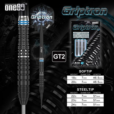 ONE80GriptronGT2钨钢镖套装