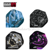 十字耐用大方形NO.2飞镖翼 三片套装 飞镖尾叶 ONE80 新款