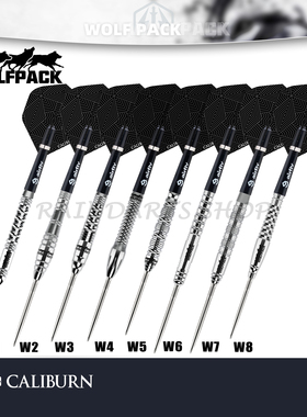 2025新品九牌Caliburn WOLFPACK狼群 EVO可换针 钨钢硬式飞镖套装