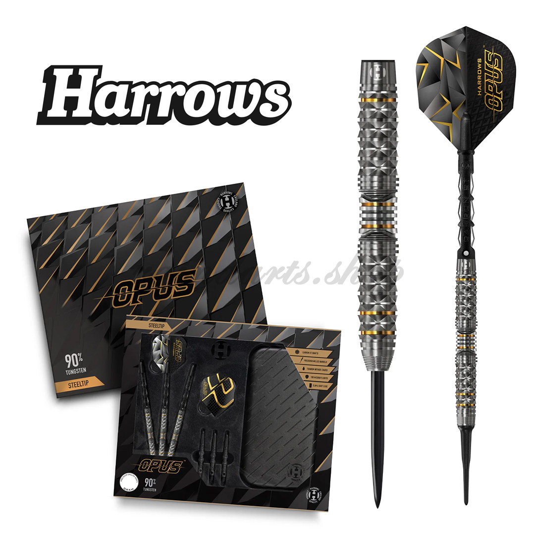 英国原装HARROWS|哈路士OPUS高密度钨钢硬式软式飞镖套装配飞镖包
