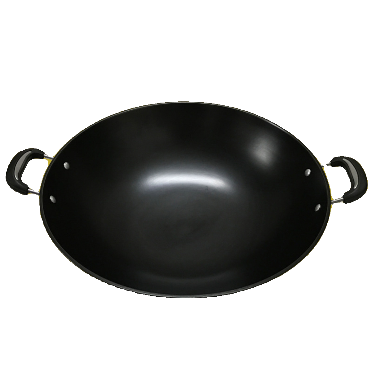 广西玉林陆川铁锅炒菜锅家用圆底锅正宗生铁锅双耳无涂层不粘锅