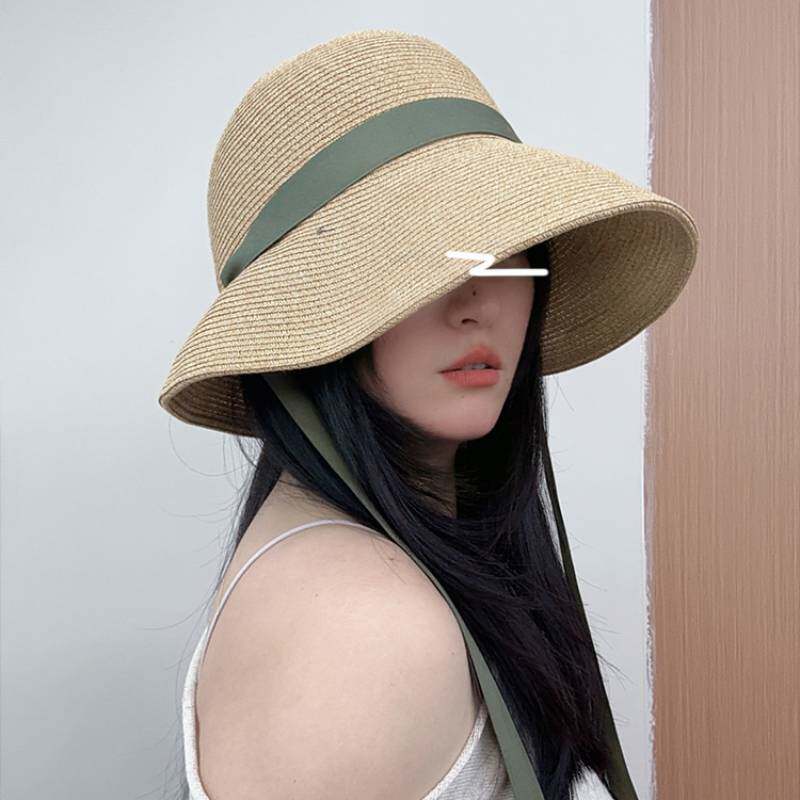 夏季可折叠大檐显脸小遮阳帽女