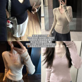 毛衣内搭上衣高级感 小红书同款 巨好穿v领打底针织衫 2.0版 复活款