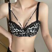 樱桃玛丽小步舞曲法式 蕾丝花边微聚拢内衣大胸显小美胸带提拉上托