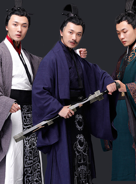 男士加厚秋冬汉服汉代司马懿古装仙气侠客装书生影楼拍照武侠影视