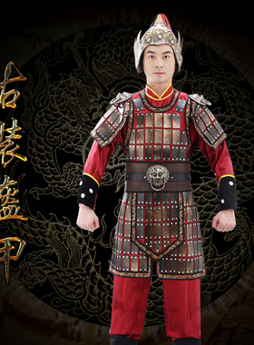 新款古代士兵盔甲影视剧群演岳家军将士盔甲演出服装cos将军铠甲