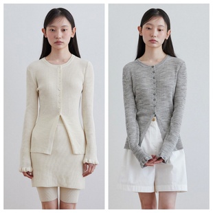 around直邮代购 修身 2025春秋冬女装 时尚 上衣 针织开衫 韩国step