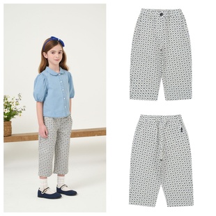 100 童装 165 2025春夏儿童中大童象牙白九分裤 been韩国直邮代购