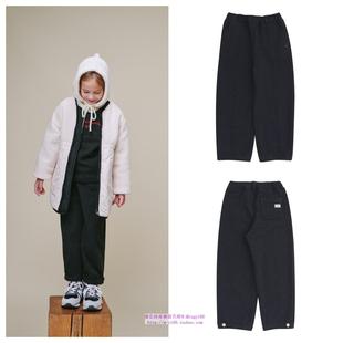 100 童装 165 2024秋春儿童中大童炭灰休闲运动裤 been韩国直邮代购