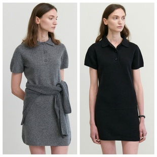 around直邮代购 针织短袖 2025春秋女装 修身 连衣裙 时尚 韩国step