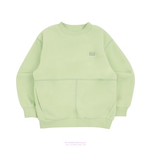 120 T恤童装 155 2023秋冬儿童薄荷圆领套头摇粒绒长袖 been韩国代购