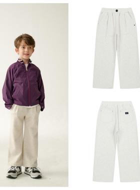 been韩国直邮代购2025春秋儿童中大童象牙白休闲裤童装100-165