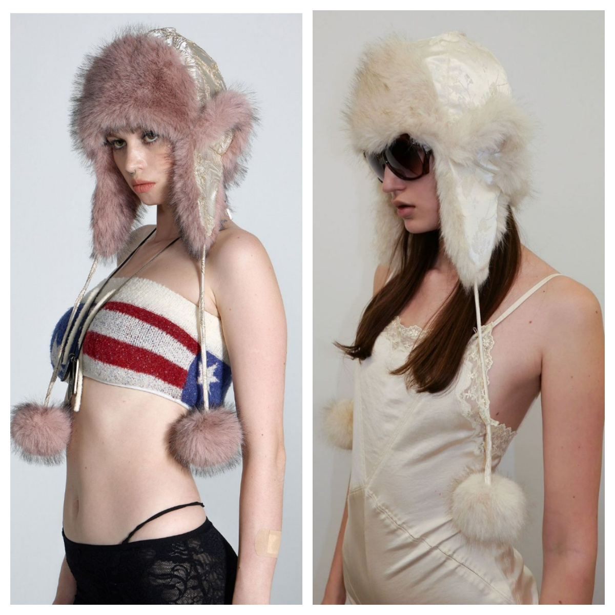 韩国SCULPTOR直邮代购2024春秋冬时尚百搭休闲保暖毛毛护卫雷锋帽