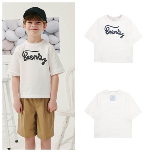 130 T恤童装 165 2024夏儿童象牙白圆领套头休闲短袖 been韩国代购