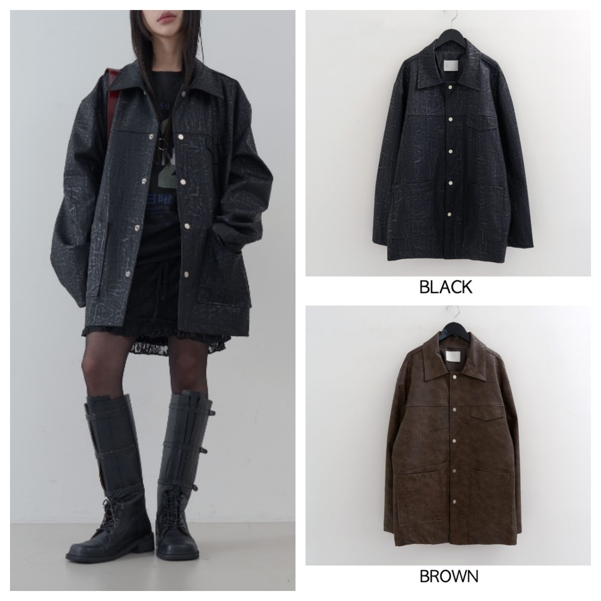 韩国lowear直邮代购2025春秋女装长袖开衫休闲百搭时尚外套夹克