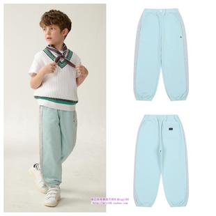 100 童装 165 2025春秋儿童中大童天蓝休闲运动裤 been韩国直邮代购