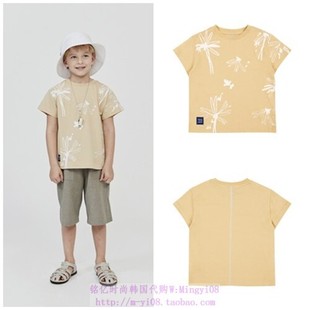 110 宽松T恤上衣童装 155 2023夏儿童休闲套头圆领短袖 been韩国代购