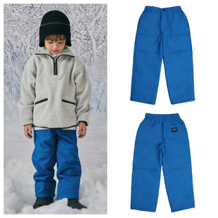 100 童装 165 2025秋冬男女儿童蓝色加绒宽松长裤 been韩国直邮代购