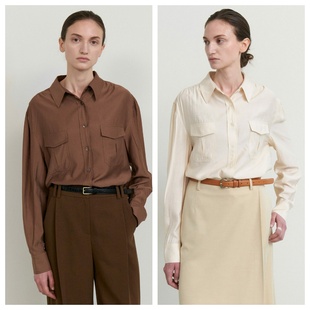 around直邮代购 衬衫 2025春秋女装 百搭休闲长袖 宽松时尚 韩国step