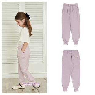110 不勒童装 120 2024秋春儿童中大童粉色柔软收腿裤 been韩国代购