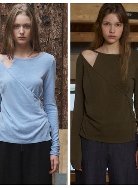 韩国andneeds直邮代购2025春秋女装宽松时尚百搭休闲纯色长袖开衫