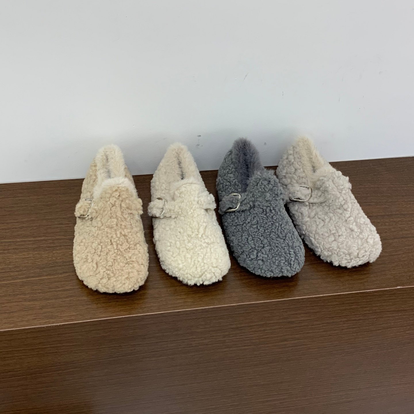 羊羔毛毛鞋女冬外穿新款温柔仙女风加绒保暖棉鞋一脚蹬平底豆豆鞋,女鞋,深口单鞋,淘宝优惠券,粉丝福利购,淘宝优惠卷