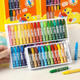 油画棒儿童18色24色36色涂鸦画画笔六角杆蜡笔卡通 盒装
