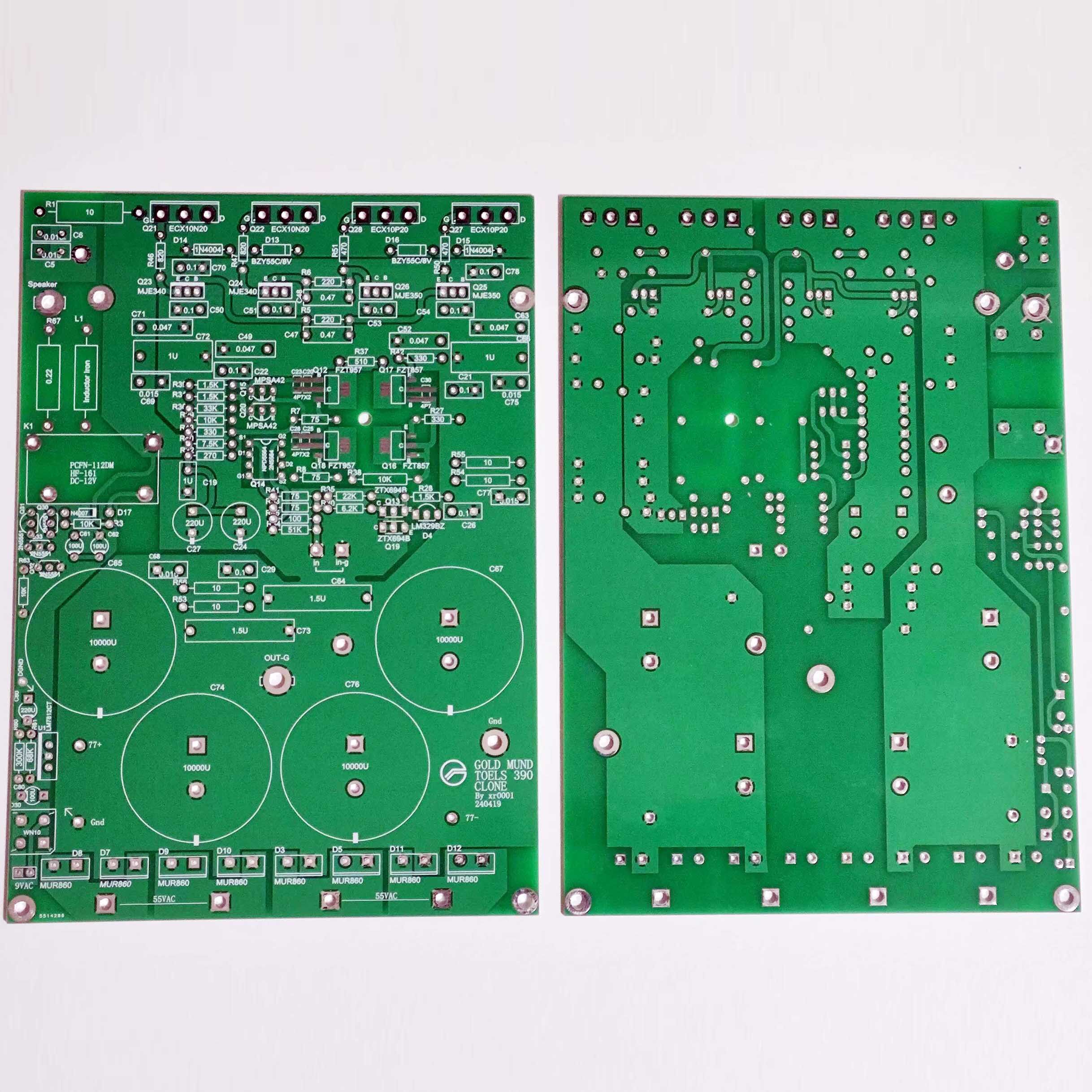 高文Goldmund Telos 390.2克隆功放板PCB空板