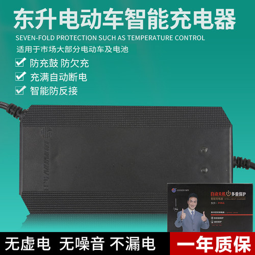 东升电动车充电器48V12AH20ah30ah40ah50ah60v72v20/32ah自动关机