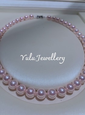 母贝仿珍珠粉色系温柔甜美项链