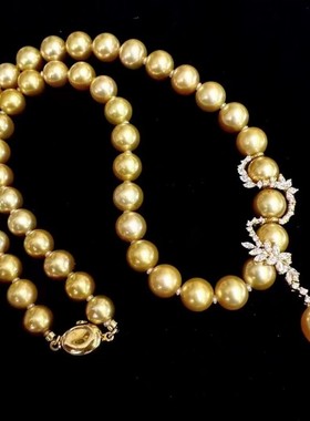 法式优雅母贝珍珠锁骨项链吊坠