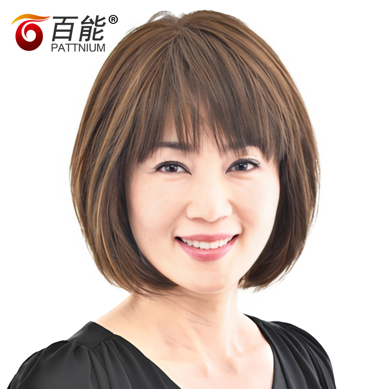 妈妈假发中老年女士整顶