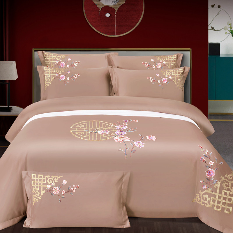 100%全棉纯棉四件套网红款ins100支床单被套秋季被罩床上4件套三