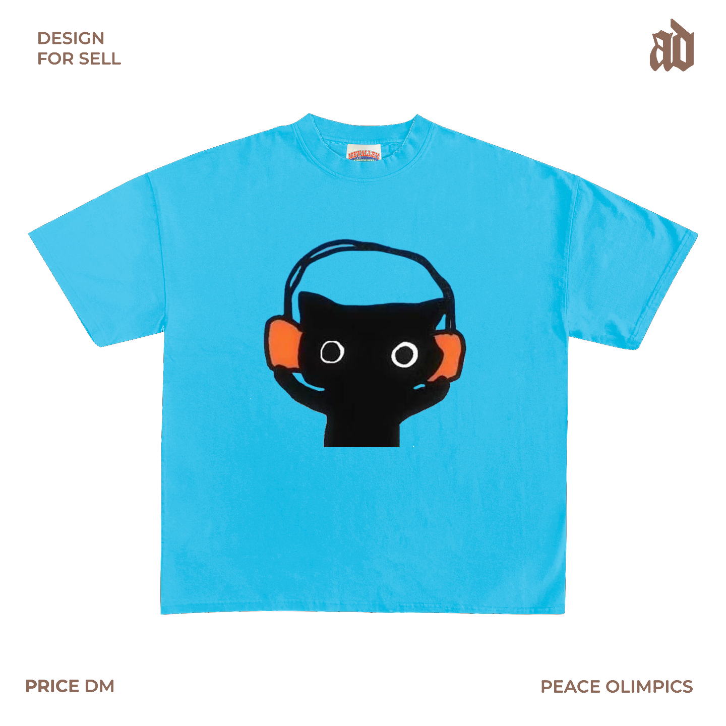 230G 轻薄正肩款 猫咪耳机印花T恤可爱动物图案ins韩系春夏 萌趣,服饰配件/皮带/帽子/围巾,手帕,淘宝优惠券,粉丝福利购,淘宝优惠卷