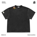 Distressed Washed Black m