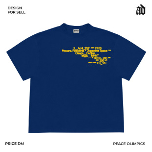 小领口 Mottled斑驳 只做美式 复古重磅 T恤 ins风英文高中生短袖