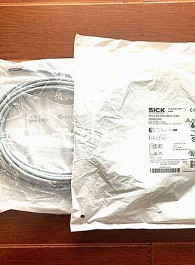SICK传感器连接线6米M12弯头4芯YG2A14-060VB3XLEAX