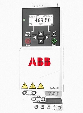 ABB180变频器代理商ACS180-04N-01A8-4功率0.55kw 三相AC380-480v