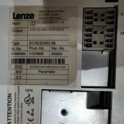 德国LENZE伦茨ECSEE040C4B驱动器现货实拍议价