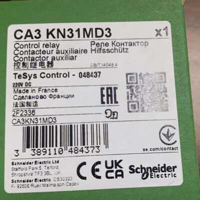现货6个！SCHNEIDER  CA3KN31MD3 原装进口  请联系13357889265