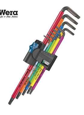 德国进口wera维拉五金工具967/9XL型TORX梅花内六角扳手9件套公制